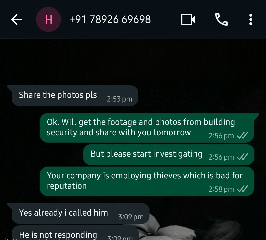ssamajder's tweet photo. @flipkartsupport @Flipkart @Flipkart @flipkartsupport please see the response from local Ekart warehouse manager. 

Looping @BlrCityPolice for awarness. Please go through the complete thread. Could you please let me know how to get this resolved or an FIR needs be lodged? https://t.co/KT9Bx5uEvd