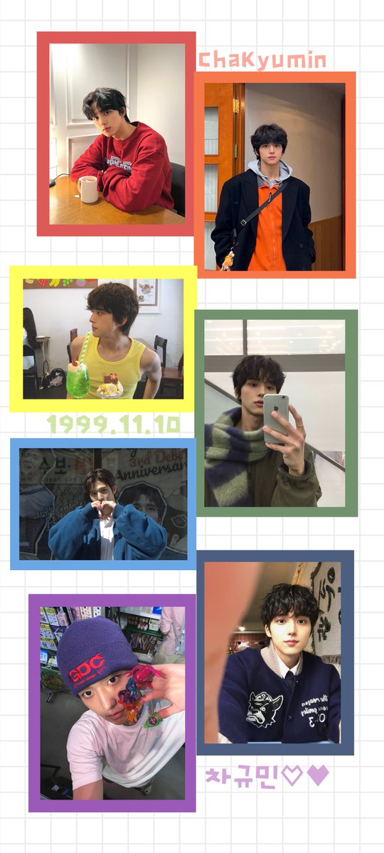 po_po_ll's tweet photo. ❤️🧡💛💚🩵💙  #차규민 #ChaKyumin https://t.co/Rk0EUqykGD
