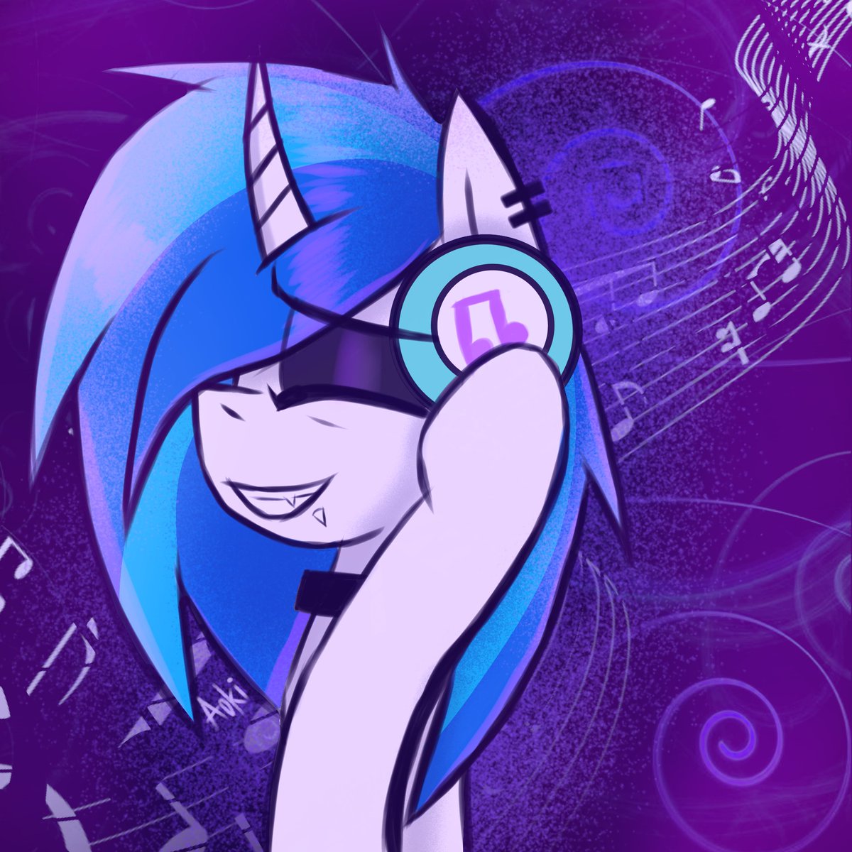Aoki6999999xD's tweet photo. DJ Pon-3
#MLP #MyLittlePony #VinylScratch #DJPon3 #DJPON3 #VinylScratchMLP https://t.co/Xo0EtLeetJ