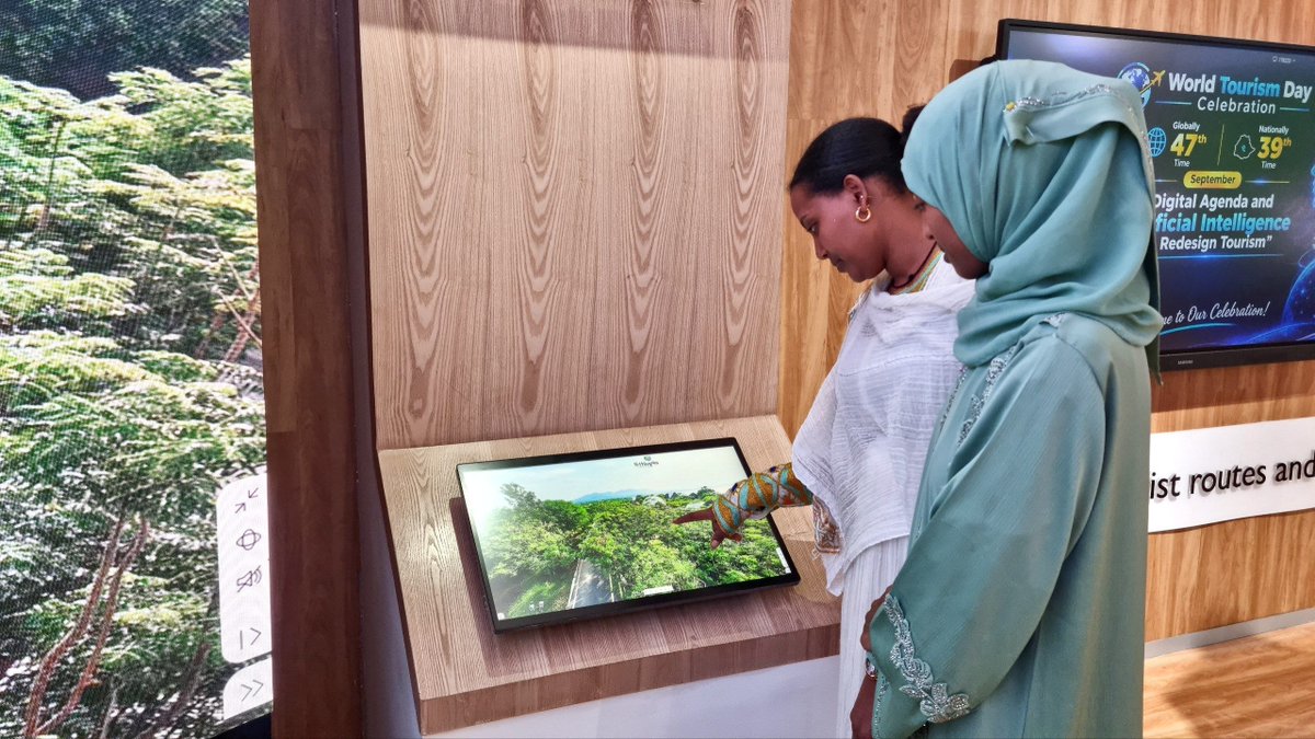 Landoforigins's tweet photo. The Ministry of Tourism today unveiled a Digital Tourist Information Centre at its headquarters. 

The inauguration is part of this year's World Tourism Day celebration, which will be marked under the theme  “Digital Agenda and Artificial Intelligence to Redesign Tourism.” https://t.co/SRmRaxUATt