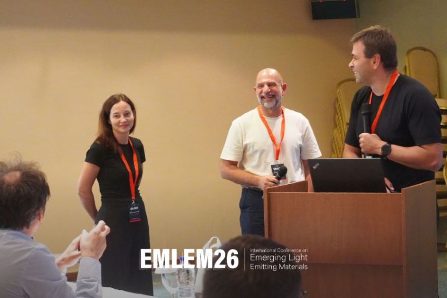 nanoGe_Conf's tweet photo. That's a wrap for #EMLEM26!

🙌Thanks to all speakers, organisers, sponsor and participants for sharing ideas, building collaborations and making this edition such a success.

🏆Congrats to the Best Poster Award winner Meeree Kim for her contribution!

💫 See you at #EMLEM27! https://t.co/7kCup9eMtD
