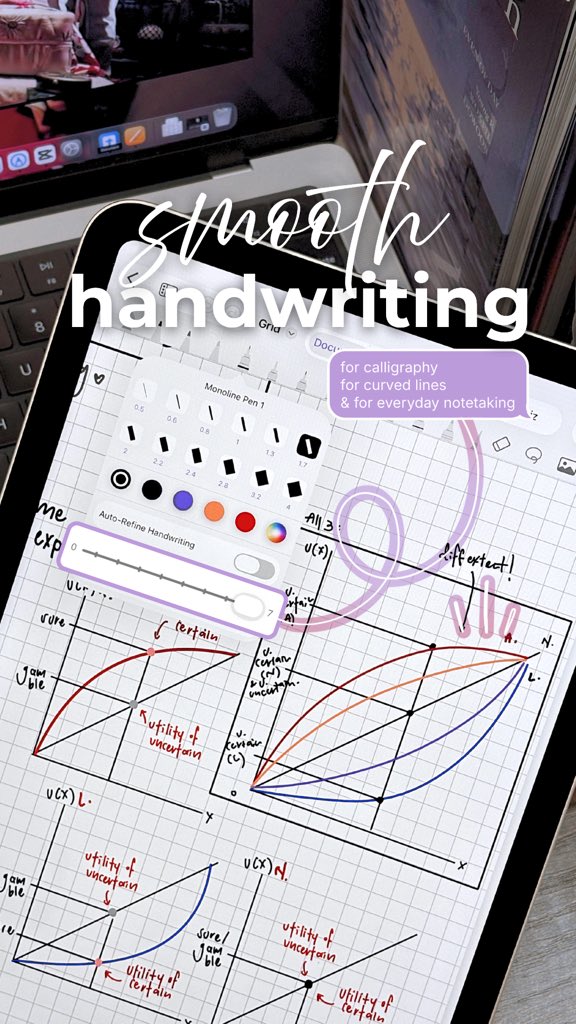 notesplus_app's tweet photo. getting used to the handwriting stabilisation but its definitely my new favourite feature 🔛🔝👀 

here are my top uses &amp; the stabilisation levels used!

#notesplus #studytwt #digitalnotes #ipadnotes #ipad https://t.co/xdmANGBPY7