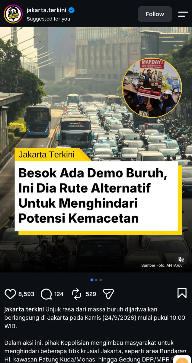 tomyamnoodle's tweet photo. besok yeji bingung ada demo di bunderan HI https://t.co/AhmRawoVTg