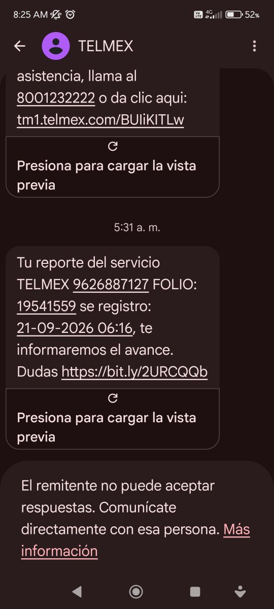 ToncheRonny's tweet photo. @TELMEXSoluciona Telmex no soluciona. Desde el  sábado 19 de septiembre 26 responden que en 1 día lo van a solucionar pero ni sé llegan a parar. Anexo evidencias de las diferentes mensajes y reportes. Ya no queremos más folios o mensajitos RESUELVAN!! https://t.co/QwhHXvwxSW
