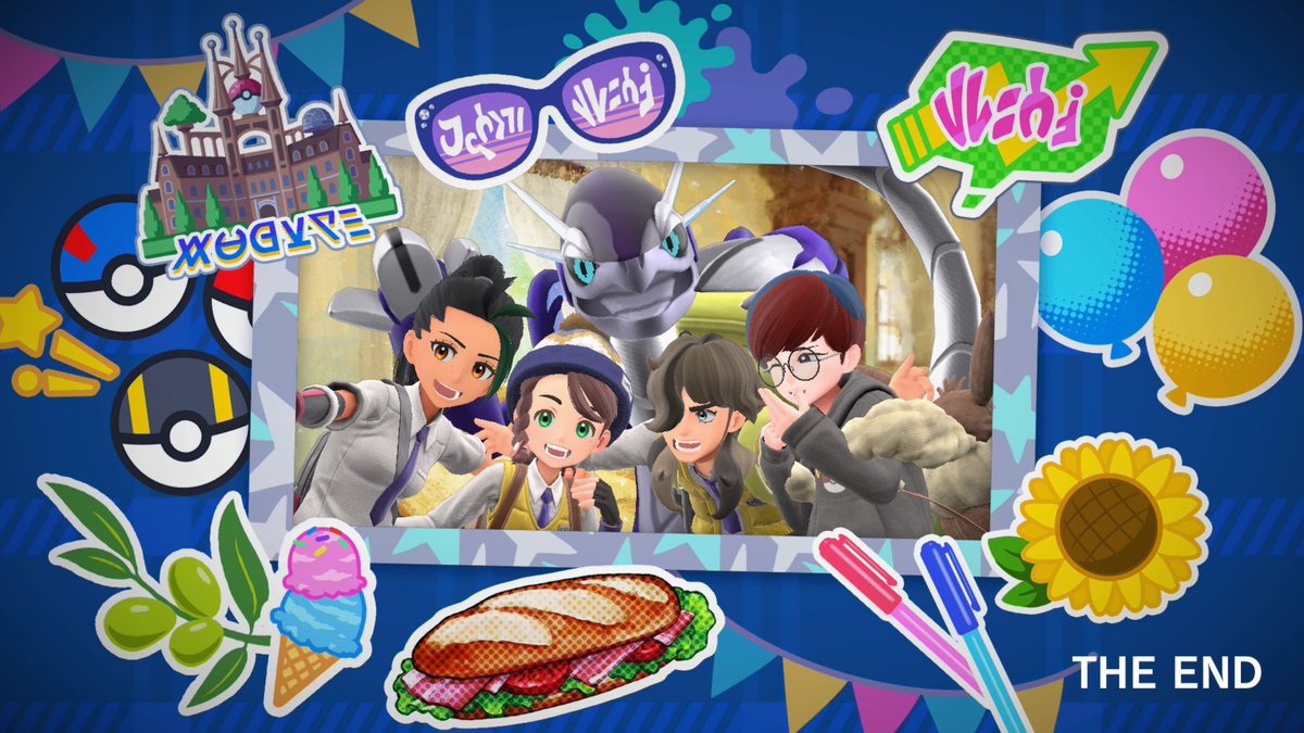 maro9941's tweet photo. 今更ながらポケモンヴァイオレットクリアしたー！楽しかった！！ https://t.co/ghV3VJyLlu
