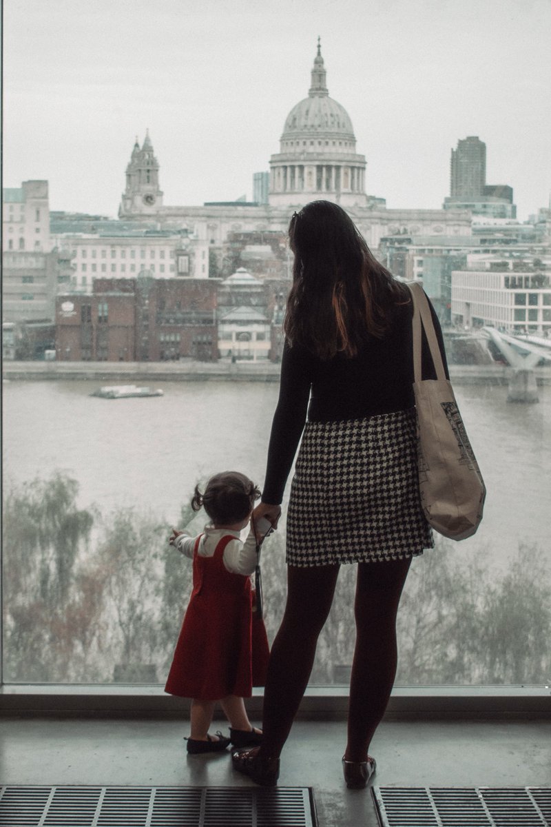 RehumanizeMaria's tweet photo. I hardly post on here anymore, but life has been good :)

last week I got to hop across the pond to watch my husband present at a conference in the UK! it was my daughter's first international trip https://t.co/AwhZ6saims