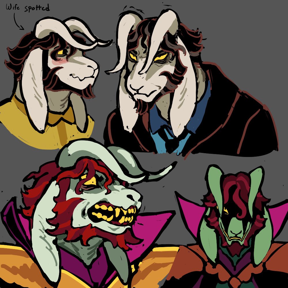 Carpetcat1's tweet photo. TR!Asgore expressions
#deltarune #thornrune https://t.co/cGt0Csxj6Y