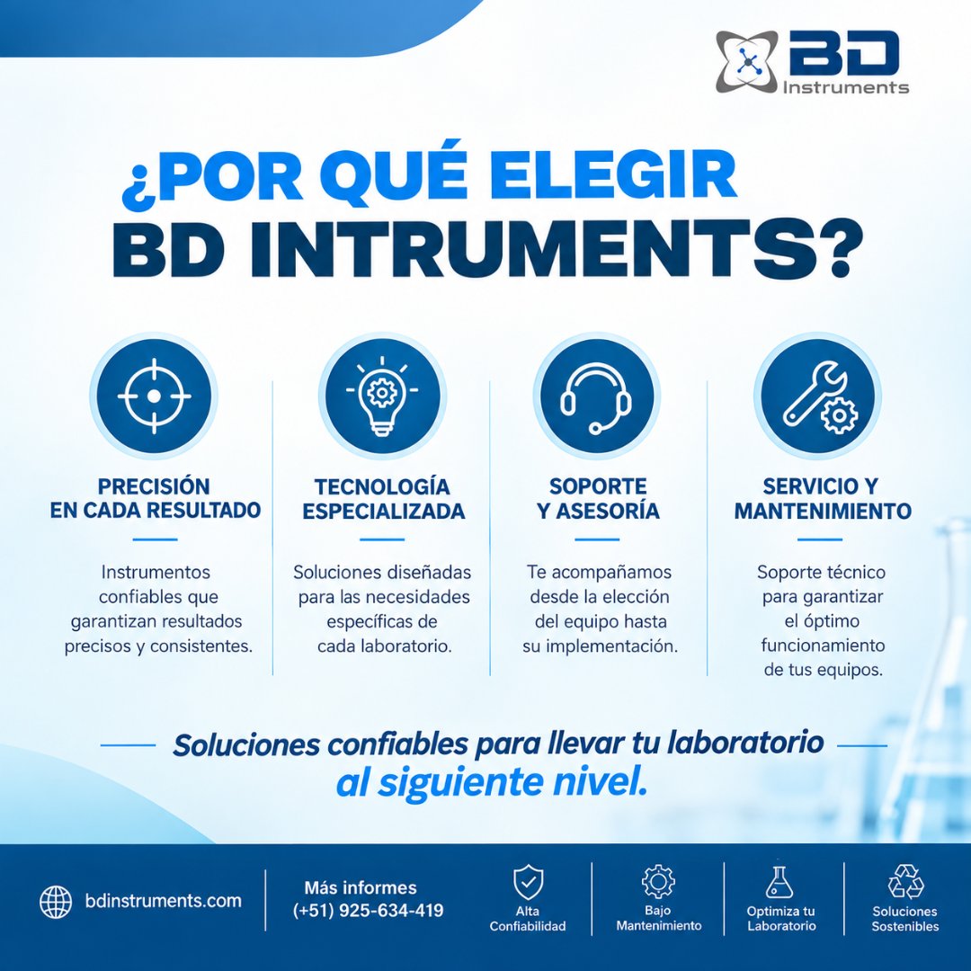 BDInstrumentos's tweet photo. 🔬 ¿Por qué elegir BD Instruments?

Precisión, tecnología especializada y respaldo técnico para tu laboratorio.

✅ Resultados confiables
✅ Soporte especializado
✅ Servicio y mantenimiento

🌐 https://t.co/14R7e8hkAq

#BDInstruments #Laboratorio #Tecnología https://t.co/KqEuFMclEO