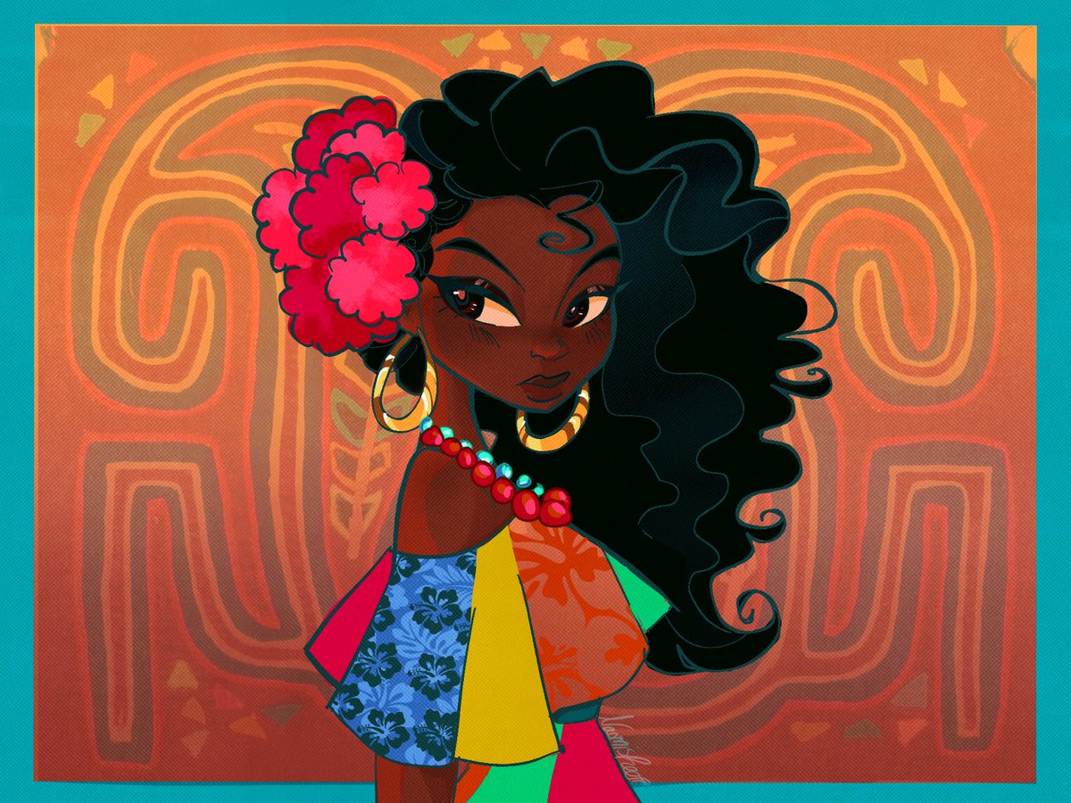 NaomisReeff's tweet photo. Another congo pollera doodle bc I was trying to practice shading💕❤️
#Panamá #digitalart https://t.co/daR1ajMsAF