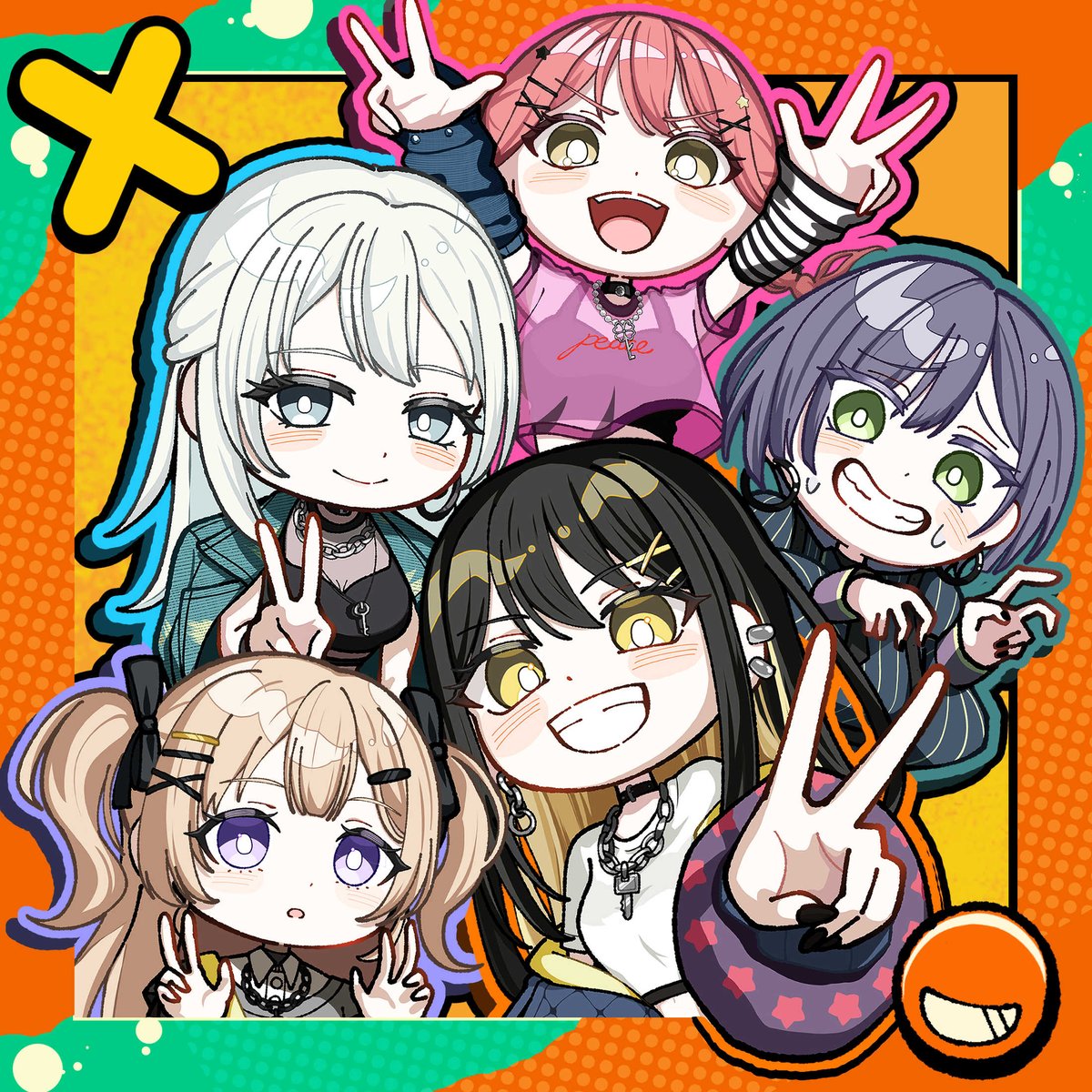 nten_chazuke's tweet photo. 始めようか、アワーノーツ！
#家団　#bandoriart https://t.co/7iZUqUfUMq