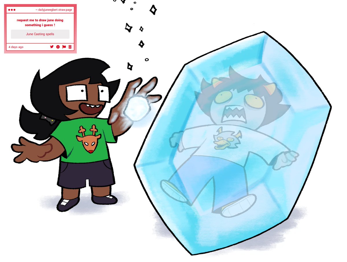 dailyjuniper's tweet photo. #227
watch what happens when...! uhm... actually i dont know what this is
#homestuck #deltarune https://t.co/4HmOmr6MxL
