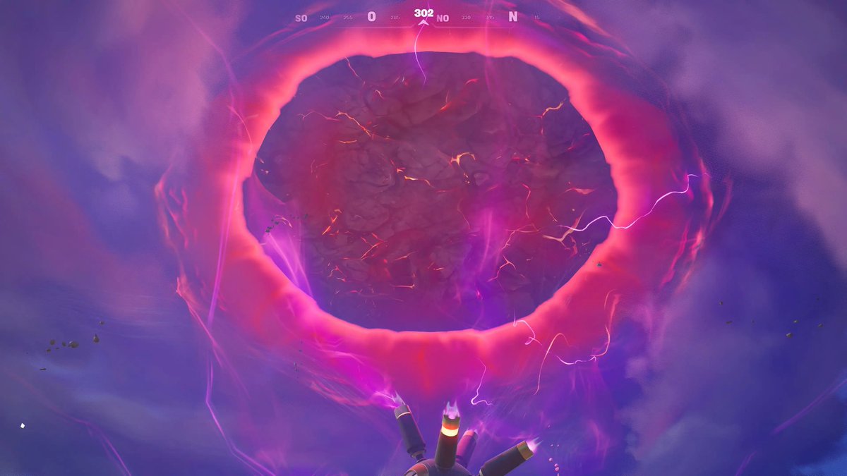 gladiatorstan_'s tweet photo. @HYPEX @AlignedEclipse I think it’s the Nothing, and that’s who Geno is bringing through the portal in the middle of the map. The Fortnitemares colour scheme is the same as the portal and it looks like a cloud is coming through if you look closely https://t.co/YVzOJhRE0J