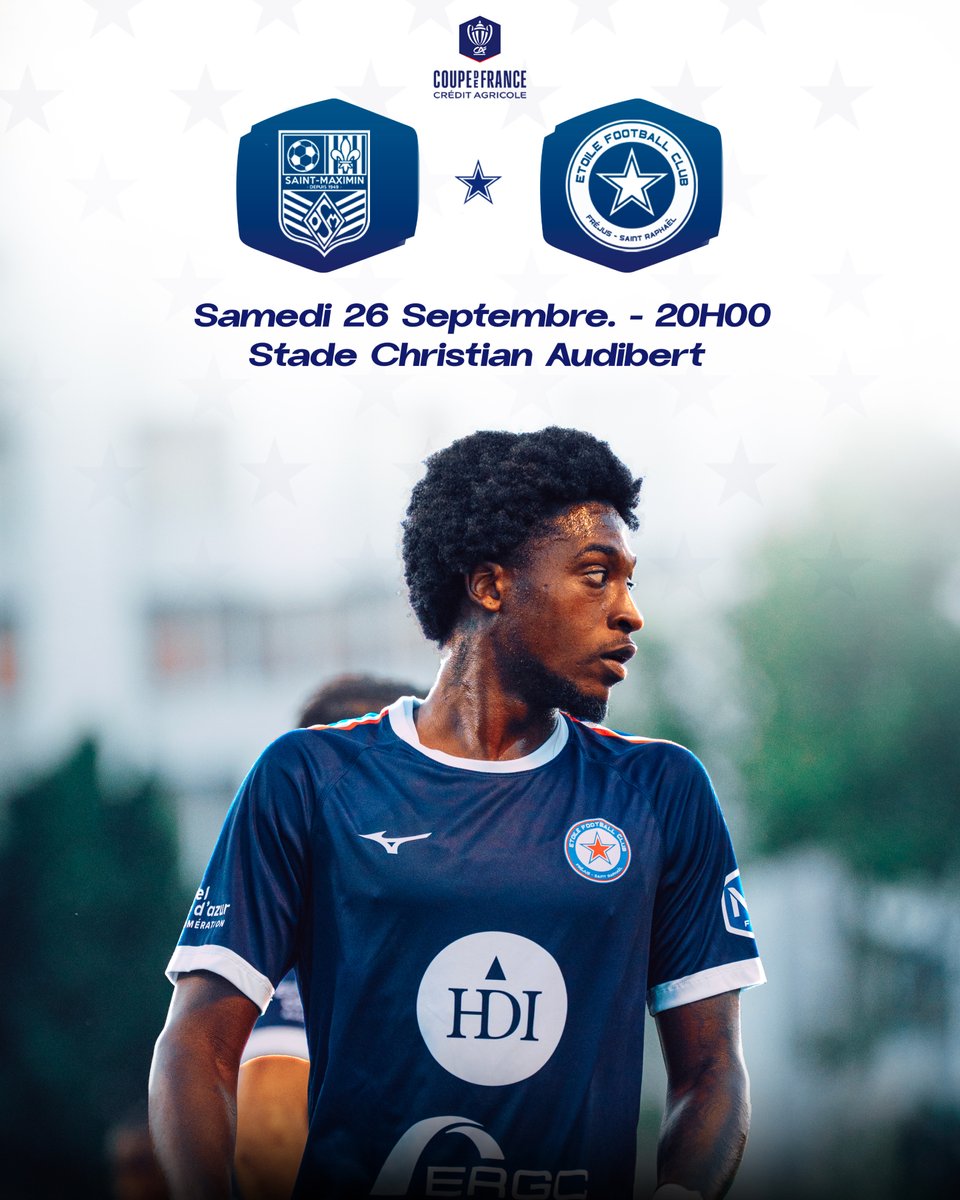 Etoilefc8300's tweet photo. โฝ ๐๐๐๐๐๐๐๐๐ ๐๐ ๐๐๐๐๐-๐๐๐๐๐๐๐ - ๐ฬ๐๐๐๐๐ ๐
๐ ๐
Notre รฉquipe se dรฉplace sur la pelouse de lโOlympique de Saint-Maximin (R3) ce samedi ร 20h, pour le compte du 4e tour de la Coupe de France.
#AllezLEtoile #EtoileFC ๐ต๐ด https://t.co/DDEewG0JIL