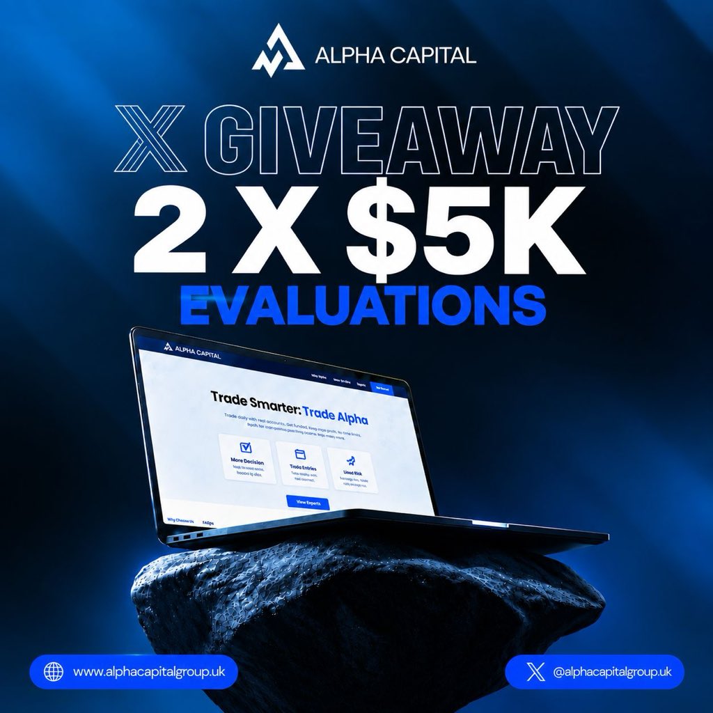 PhoenixMMXM's tweet photo. 🚨 $10,000 GIVEAWAY! 🚨

 2 × $5K Alpha Capital Funded 🎁

HOW TO ENTER 👇

✅ Follow: @phoenixmmxm

✅ Follow: @KrixxBanks

✅ Follow: @AlphaCapitalUK

Like & Repost this post

💬 Tag 3 traders in the comment and then join my community: https://t.co/1KUoaN834S

Also Follow : @manjabsfx  @Usmanfx__  
Winners in 72hrs via Xpicker