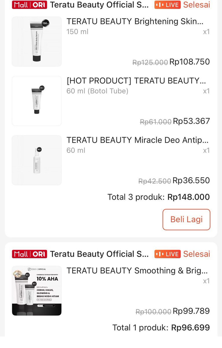 blissfulfancy's tweet photo. aku pake ini👇🏻 Teratu Smoothing &amp; Brightening Lotion 10%✨ aku udah abis 3 tube dan bakal repurchase karena lotion ini paling ngaruh di aku.

https://t.co/1JfdY1SmDR

bisa buat badan &amp; muka. kalo buat muka pakenya 2-3 kali seminggu yah.￼ https://t.co/baiIeqSFT9