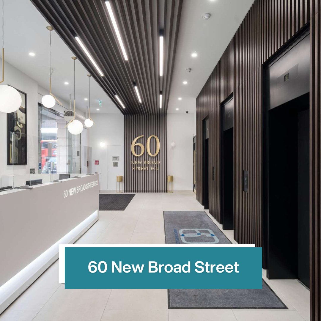 hubflowspace's tweet photo. Say hello to our new location in the City 👋

60 New Broad Street: Victorian on the outside, all business on the inside, and under 100 metres from Liverpool Street.

Swipe through, then tell us which slide sold you.

🗓️ Opening October 2026. https://t.co/OA2somDbAk