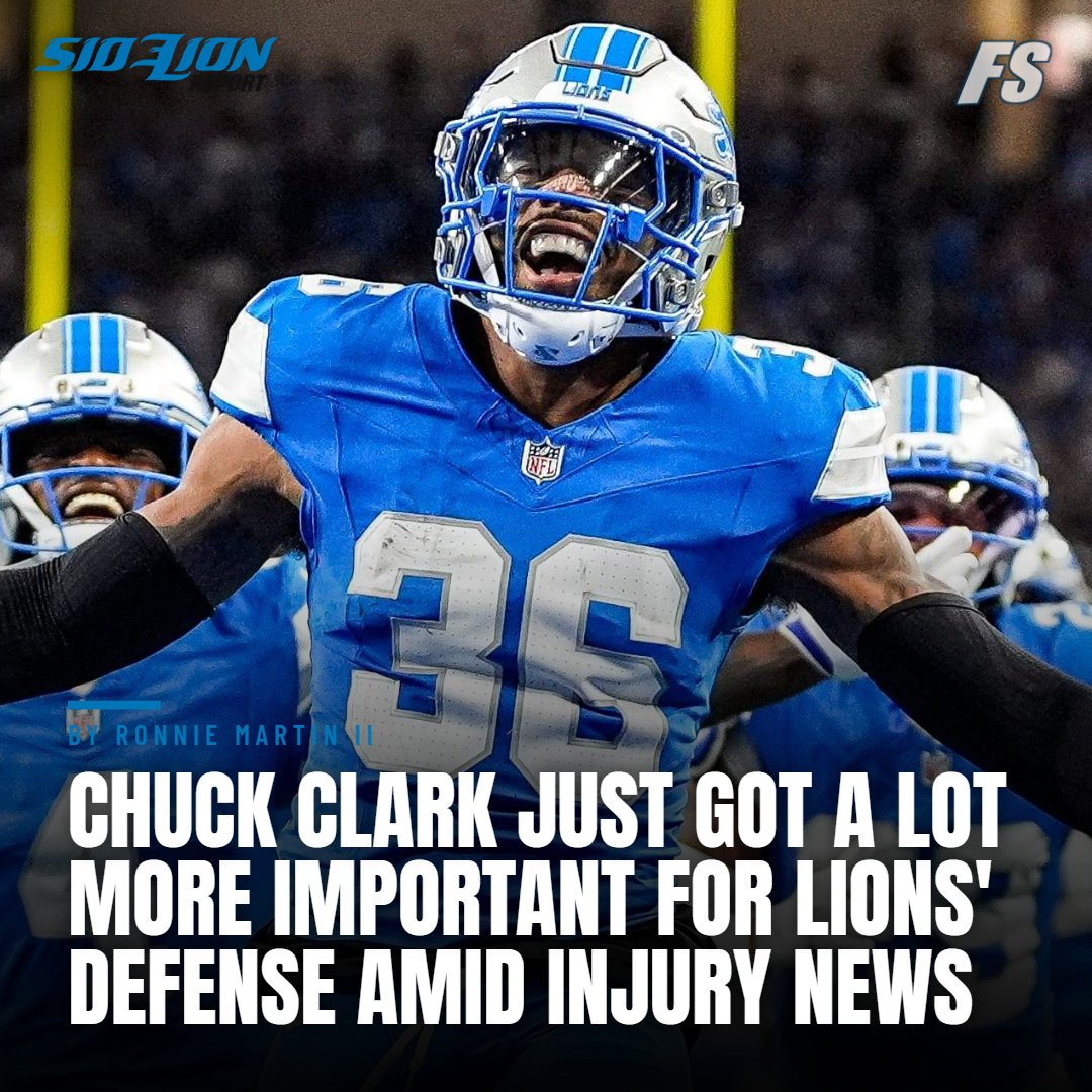 writeronnie's tweet photo. Chuck Clark might need to morph into Clark Kent for the Detroit #Lions' defense: https://t.co/E8riX41LR3 https://t.co/fu3T8pRfdE