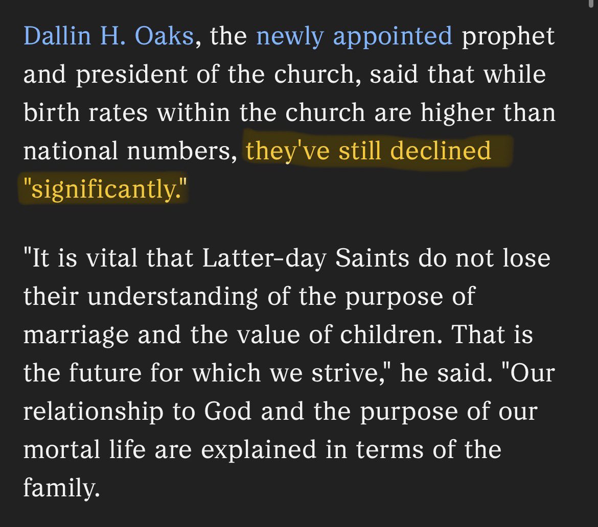 AngloNordid's tweet photo. @DoDeportations You’re unfortunately living in the past decade, the LDS TFR has been falling precipitously. Their obsession with trying to be accepted by mainstream American society has led to this low level subversion. They’ve rolled back their pro-White theology too and allowed miscegenation. https://t.co/hW1yq5w2ZC