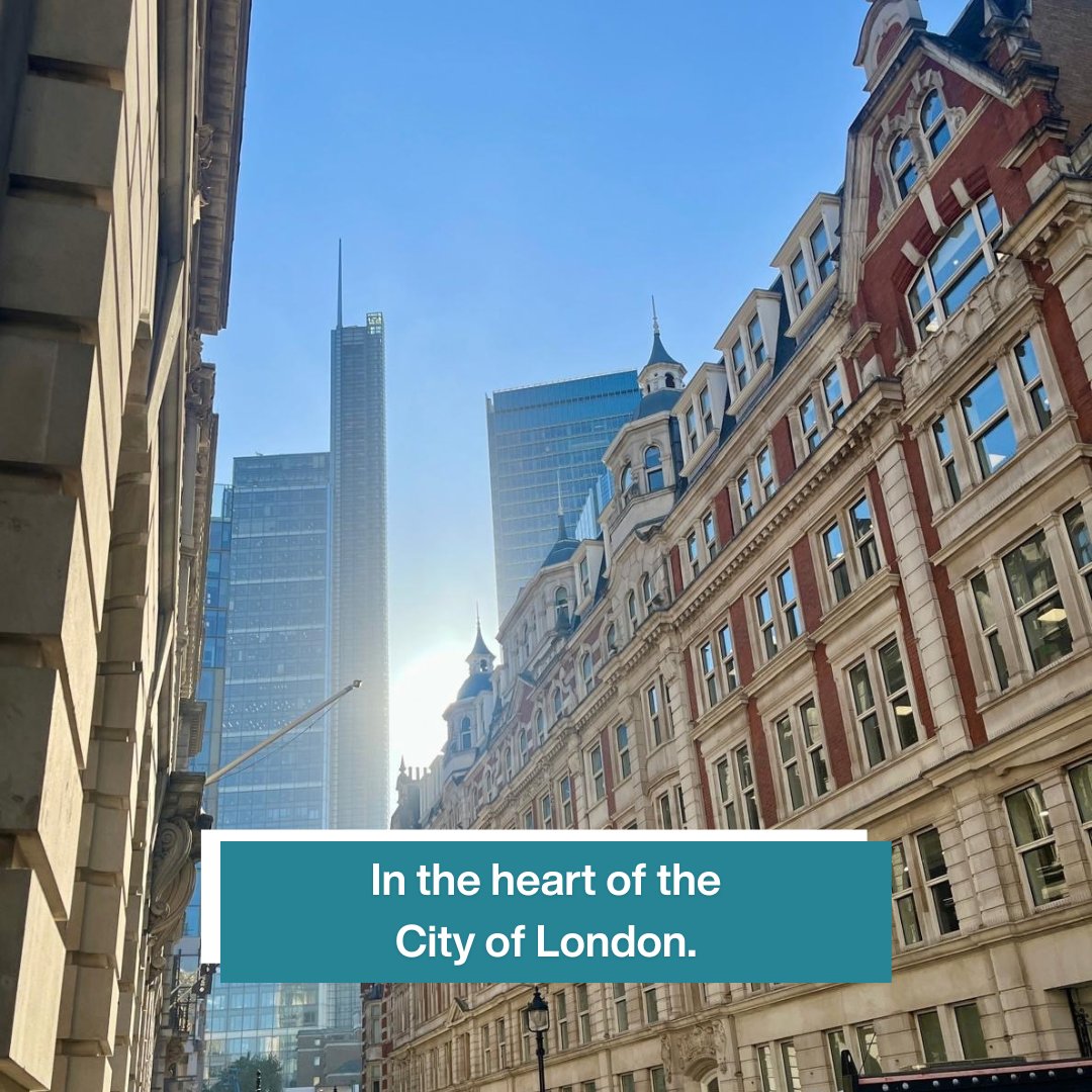 hubflowspace's tweet photo. Say hello to our new location in the City 👋

60 New Broad Street: Victorian on the outside, all business on the inside, and under 100 metres from Liverpool Street.

Swipe through, then tell us which slide sold you.

🗓️ Opening October 2026. https://t.co/OA2somDbAk