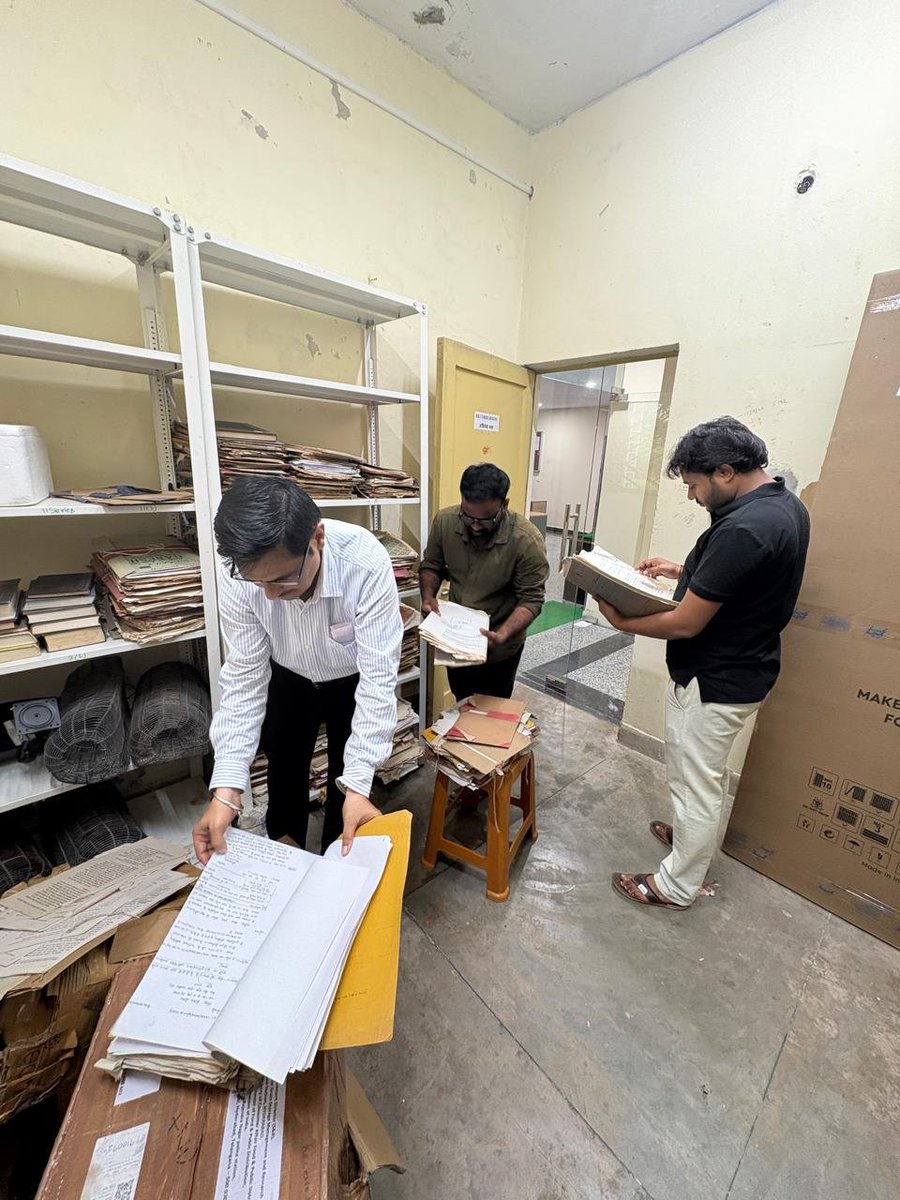 OfficerC1869's tweet photo. Special Campaign 6.0 | Preparatory Phase

Under the Preparatory Phase of Special Campaign 6.0, an activity was undertaken at IGMRI, Hyderabad to identify pending files and files due for disposal.
#SpecialCampaign6 #SpecialCampaign6_0 https://t.co/kYDGA8i4ej