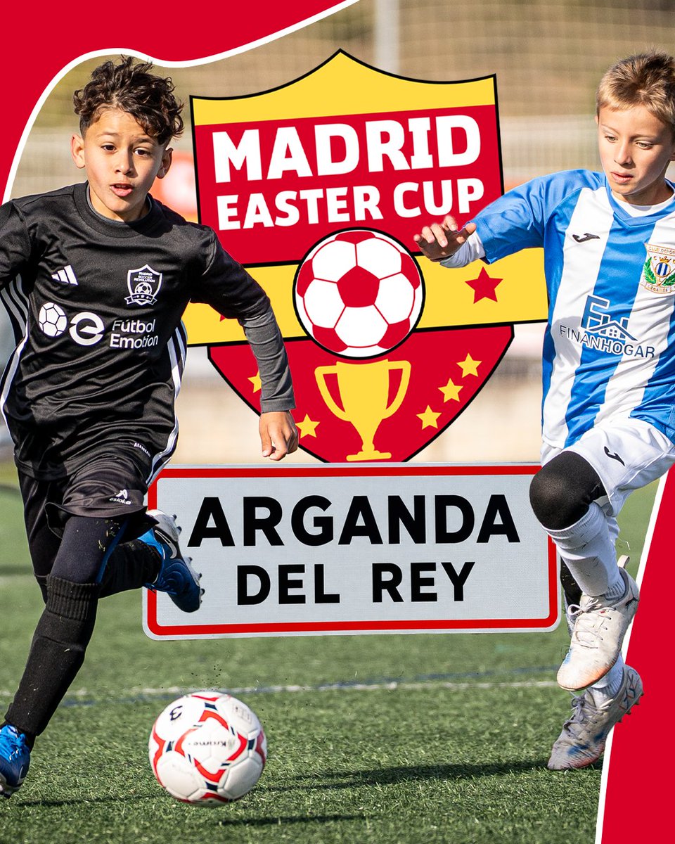 madrideastercup's tweet photo. ¡Aquí jugaremos! 📍⚽️

👉 Arganda del Rey (Madrid) será la sede principal de la Madrid Easter Cup 2027. El municipio situado a unos 28 kilómetros de la capital, con conexión mediante carretera y transporte público, acogerá la IV Edición de la #MEC2027 🏆 https://t.co/FmqvRFJHF0