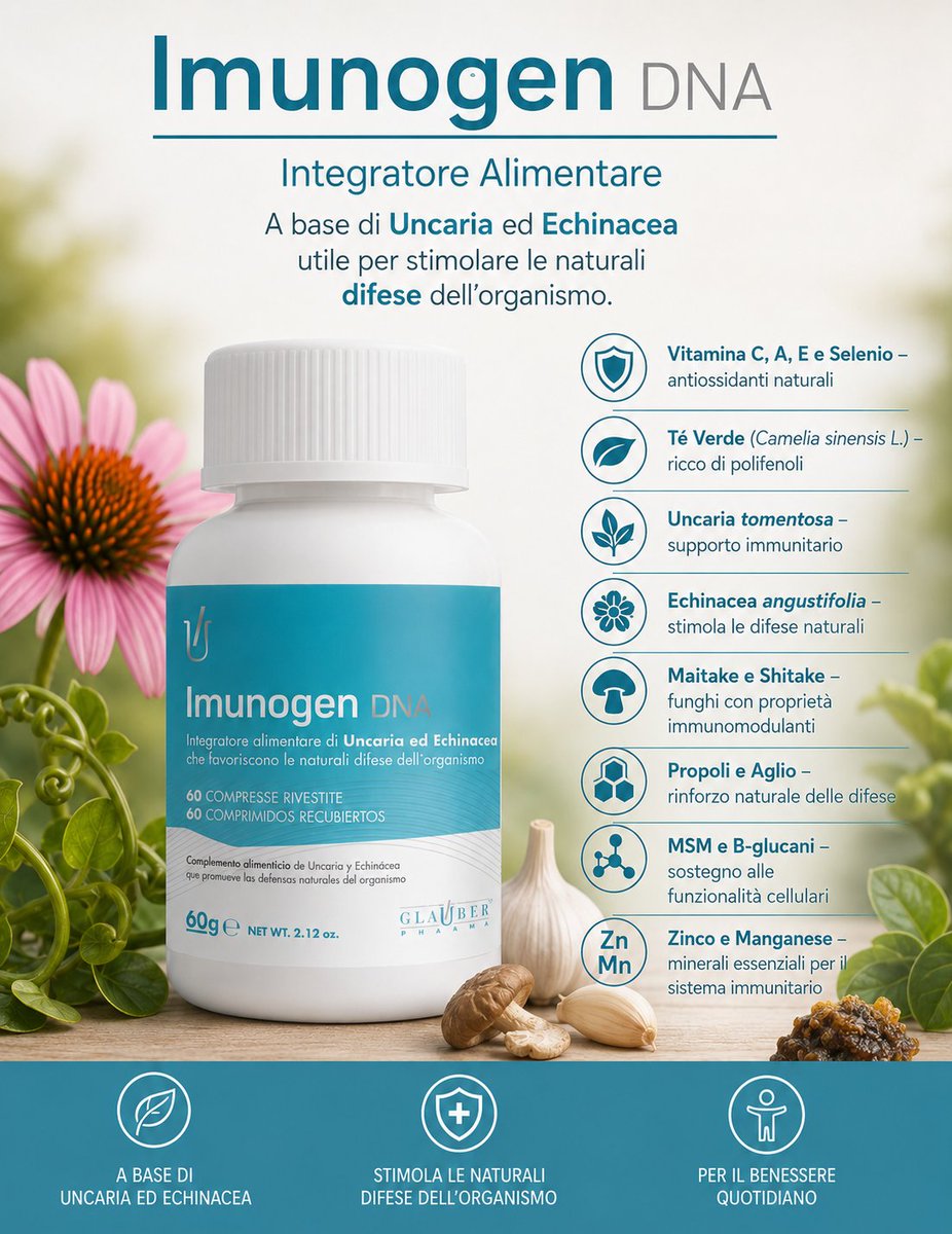 forvit_sas's tweet photo. https://t.co/0uBcufkYEp
KD Genom Glauber Pharma Forza Vitale
https://t.co/NNrnX9s0Wj
C-Genom 500 con Vitamina C e Rosa Canina
https://t.co/USQYEz9Cxd
Imunogen con Uncaria ed Echinacea
#vitaminac #vitaminad #influenza #raffreddore https://t.co/hiibHj4LwV