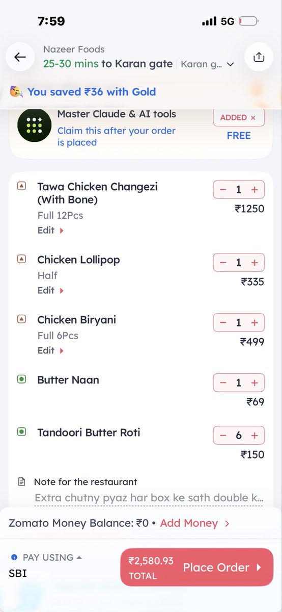 karnvikrant's tweet photo. Hello @zomato @zomatocare pls look attached bill difference between online order and store order , I can’t offered it 
@foods_nazeer 
@zomato @zomatocare https://t.co/1Va1q2xQOK