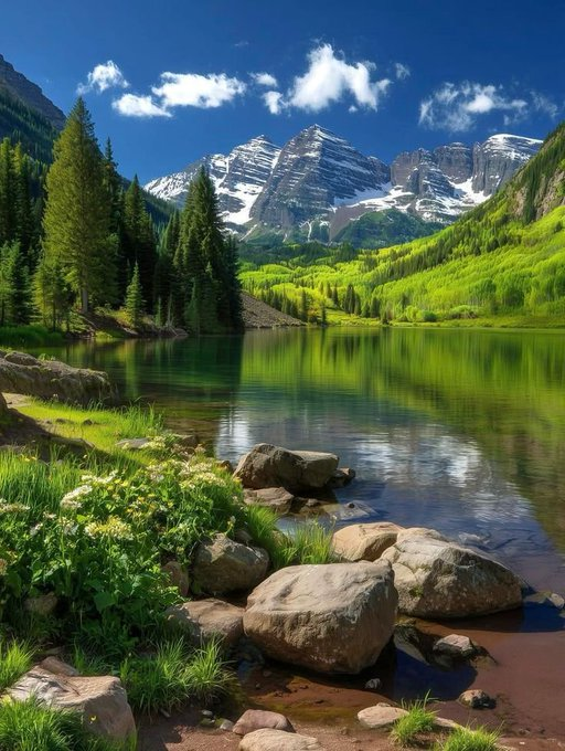 Emilia894263's tweet photo. Maroon Bells in Colorado 🇺🇲 https://t.co/9YNQWiiCdI