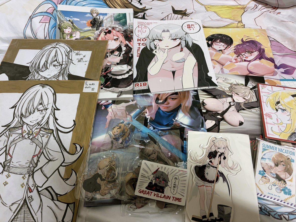 xxmadical's tweet photo. 戦利品まとめられた
ギロチンいっぱい！！うれしい
差し入れも沢山頂いてありがたい限りです
ちし共楽しかった（本当に） https://t.co/ouS0q0DefC