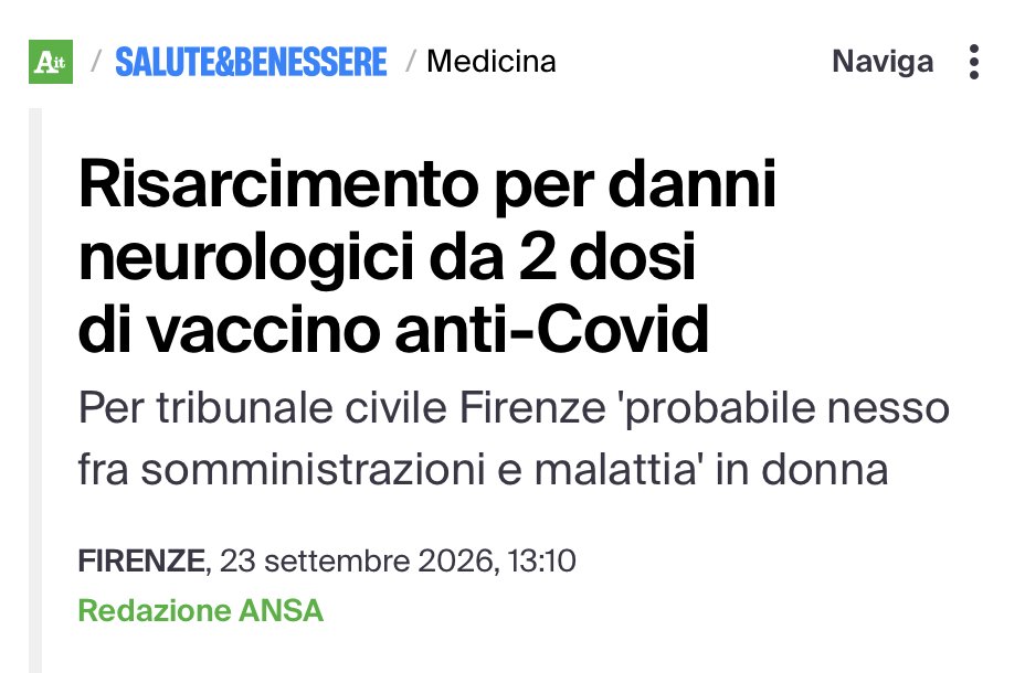 ilpresidenteh's tweet photo. Facciamo che paghino chi faceva propaganda ai “vaccini sicuri ed efficaci”?
La narrazione infallibile… fino al risarcimento. 🤡 https://t.co/xmrph1NHaY