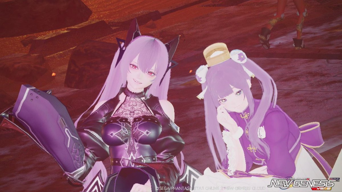 Cafe_pso2ngs's tweet photo. ほなたんと映り込みおじさんと https://t.co/FHMUw32gwm