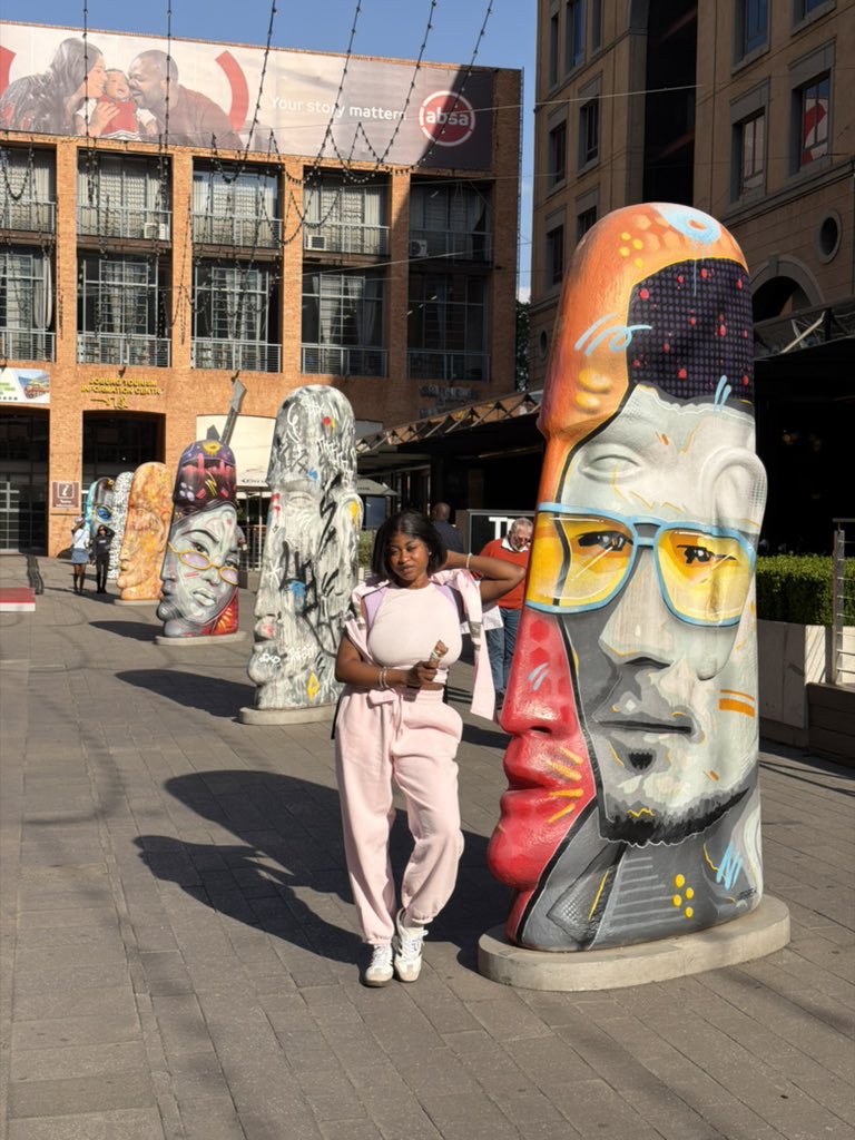 imisiofficial's tweet photo. Standing tall where history meets creativity. Joburg energy hits different. 🔥🇿🇦 https://t.co/m0JQruC4rn