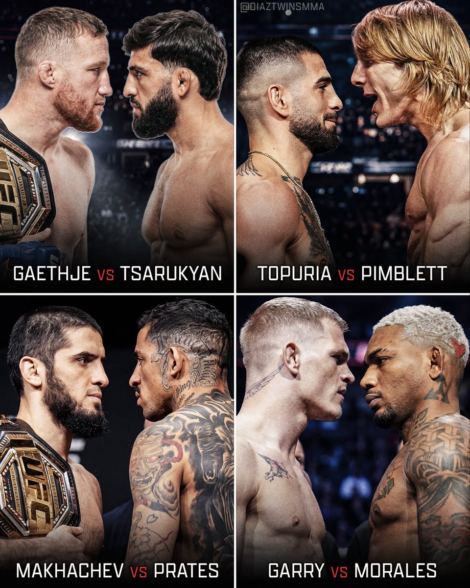 DiaztwinsMMA's tweet photo. Potential upcoming Lightweight and Welterweight fights 🔥 https://t.co/w2SunoSfdN