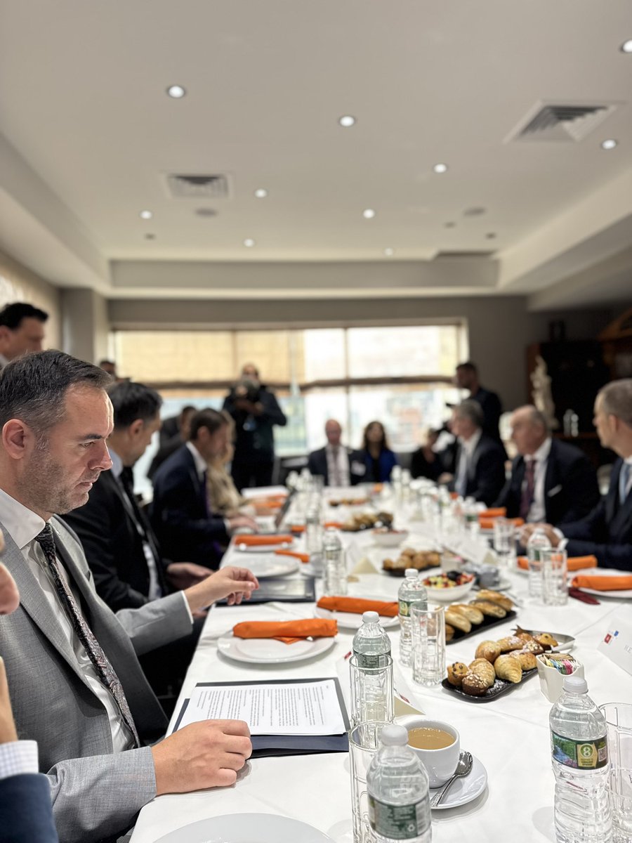 KonjufcaGlauk's tweet photo. At today’s U.S.-Adriatic Charter (A5) meeting, I thanked 🇭🇷 FM @grlicradman for Croatia’s chairmanship and called for a stronger A5 built on resilience, solidarity and accountability, with the Republic of Kosova as a full member.

In my intervention, I pointed to two concrete examples of why these principles matter for Kosova and for our region.

Tomorrow marks three years since the terrorist attack in Banjska, where Kosova Police Sergeant Afrim Bunjaku was killed. The criminals who carried out this attack remain free in Serbia. Banjska shows why accountability matters.

The 2024 attack on the Ibër-Lepenc canal, vital to 🇽🇰’s water and energy system, shows why resilience matters and why critical infrastructure must be protected from sabotage, cyber and hybrid threats.

Kosova confronted both attacks and prevailed.

These are not abstract risks for us. We face them directly, and we are ready to contribute directly to the regional response. Full A5 membership would allow Kosova to do exactly that.

The time has come for the A5 to become the A6.