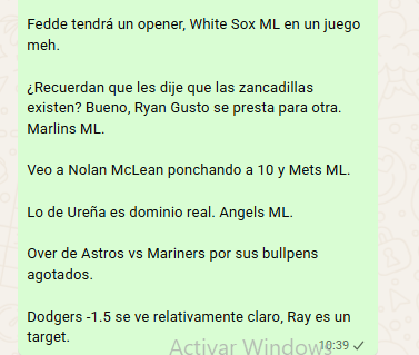 SportsAndBets6's tweet photo. Lo de hoy. https://t.co/JkL2Qb6OgF
