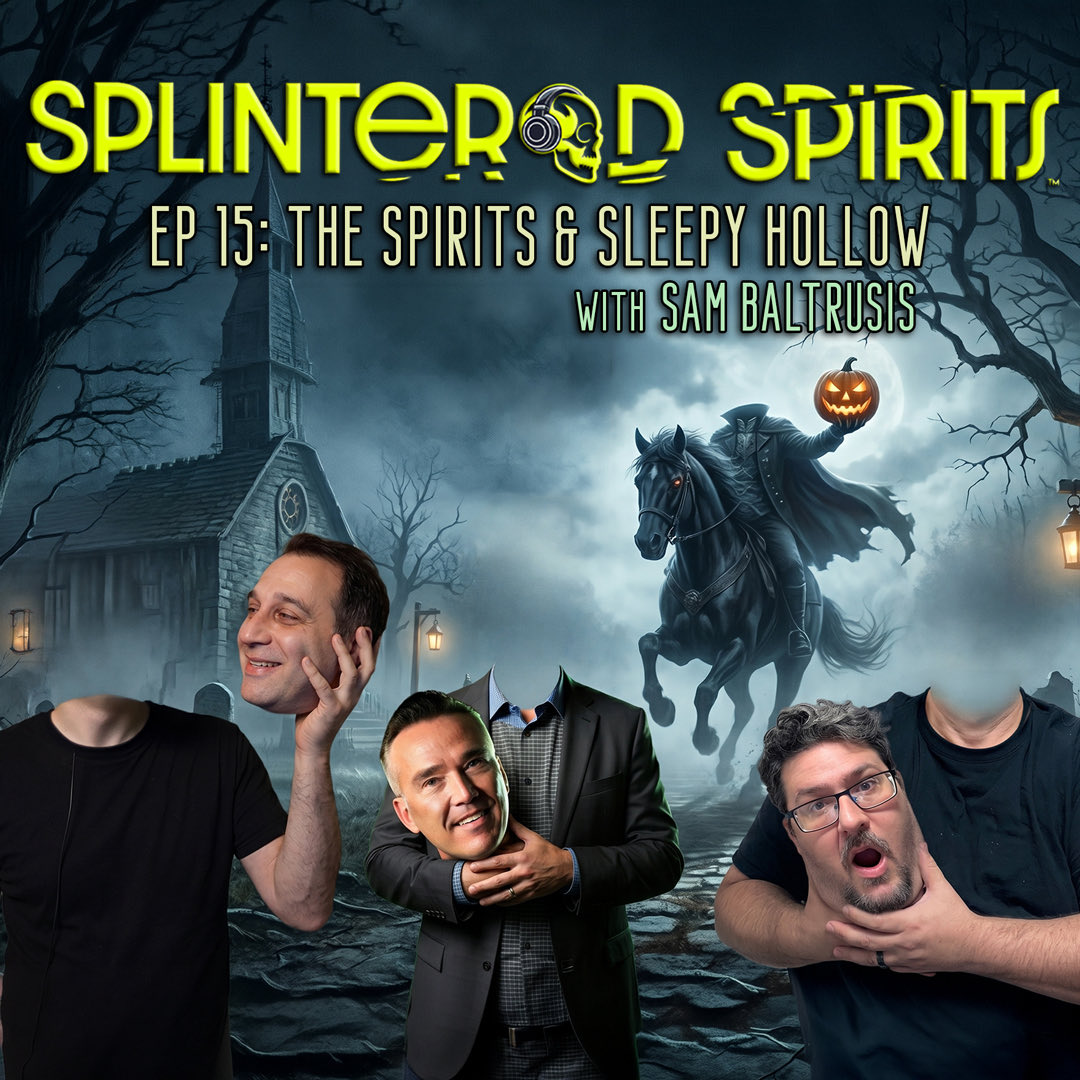 PodSpirits's tweet photo. @sambaltrusis is LIVE with us Thursday at 7pm ET. Get caught up on his first appearance where ever podcasts are available now! #sleepyhollow #ghoststories #paranormal #splinteredspirits https://t.co/mux1z68Ev6
