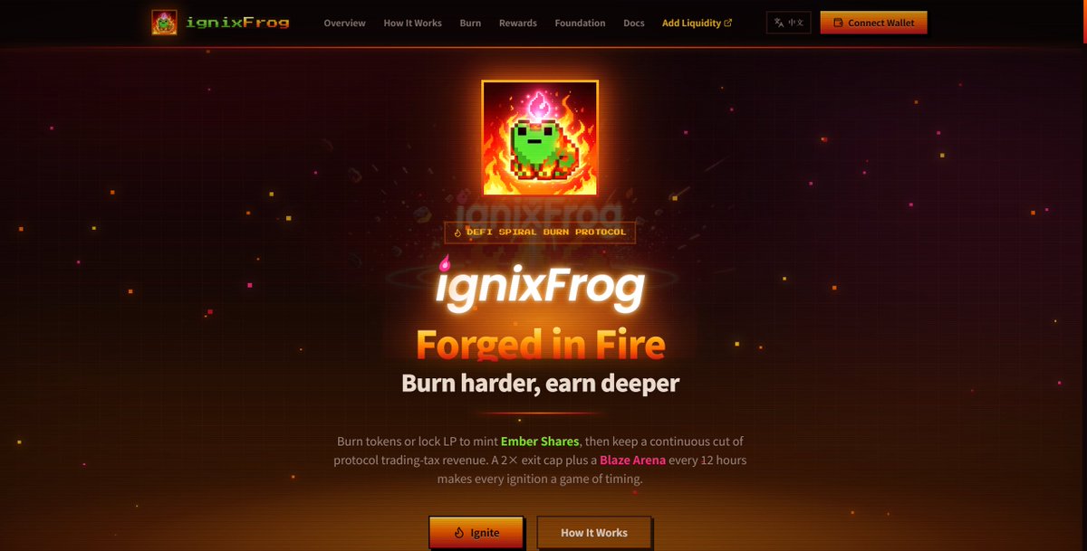 IgnixFrog's tweet photo. 🔥The full core mechanisms of IgnixFrog are unveiled!
The official platform website will be released tomorrow. Once the site is live, every participant can get your exclusive referral link to bind the market.
Token launch process: Market promotion starts after website release to build community momentum, then the token will go for fair launch on the Ignix platform. Let’s build the ecosystem together!。#OKB #XLayer #IgnixFrog #Ignix #Burn @Glen_Ignix @Ignixbot @zakk_okx @EudemoniaCC