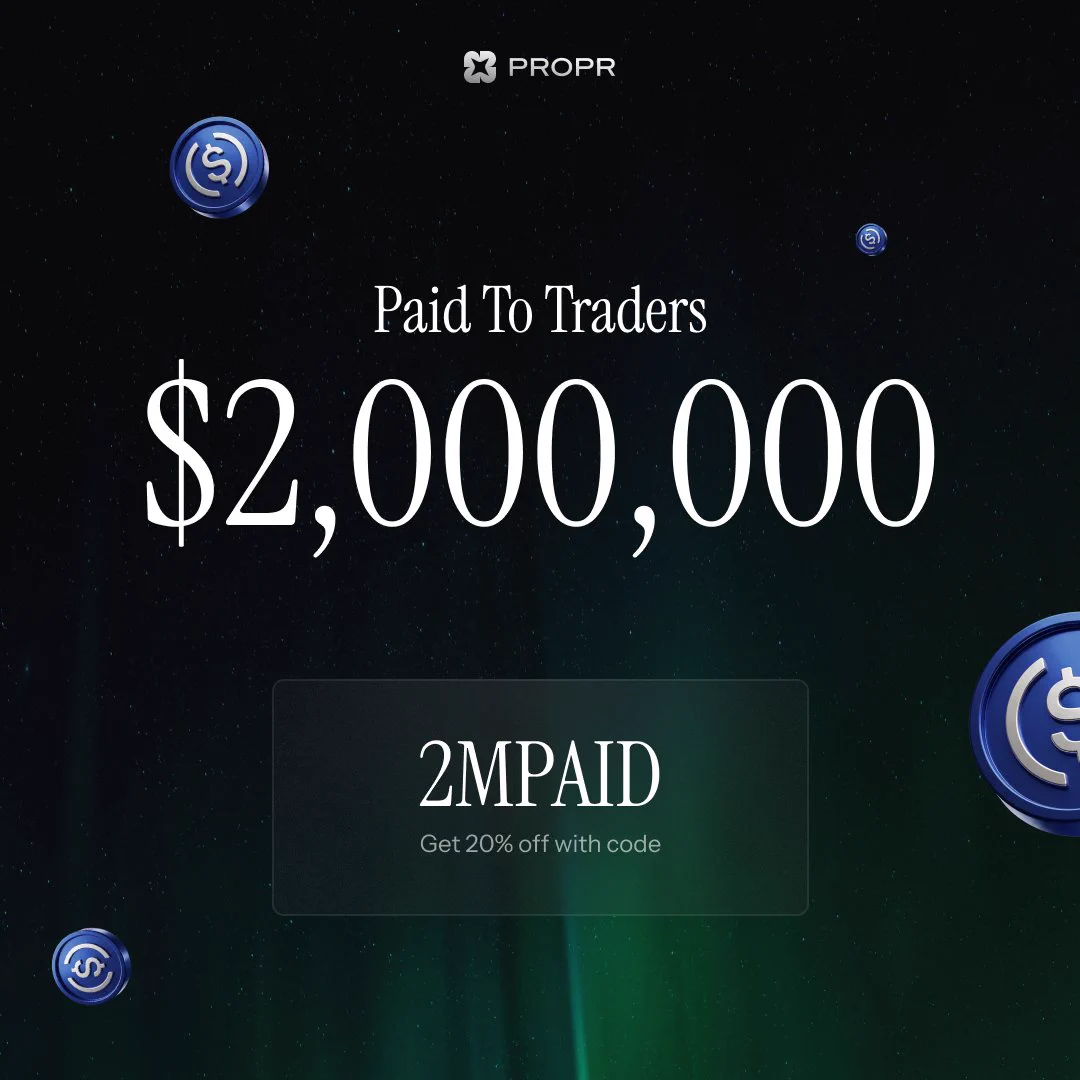 @​everyone Over $2,000,000 has been paid to Propr traders. 2
