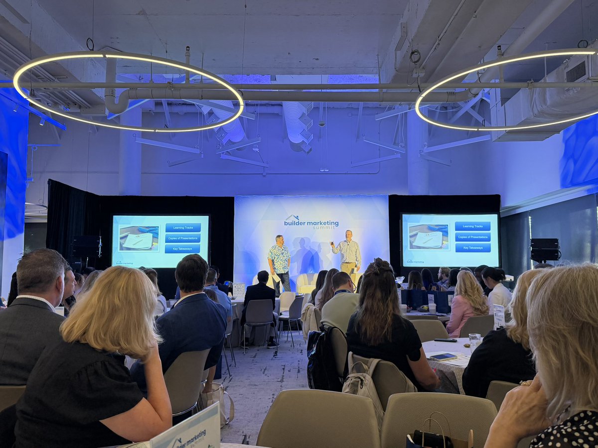 AtlantaPR's tweet photo. Kick off to #BuilderMarketingSummit
Attendance is up this year! Phenomenal! https://t.co/U5ejV9zK03