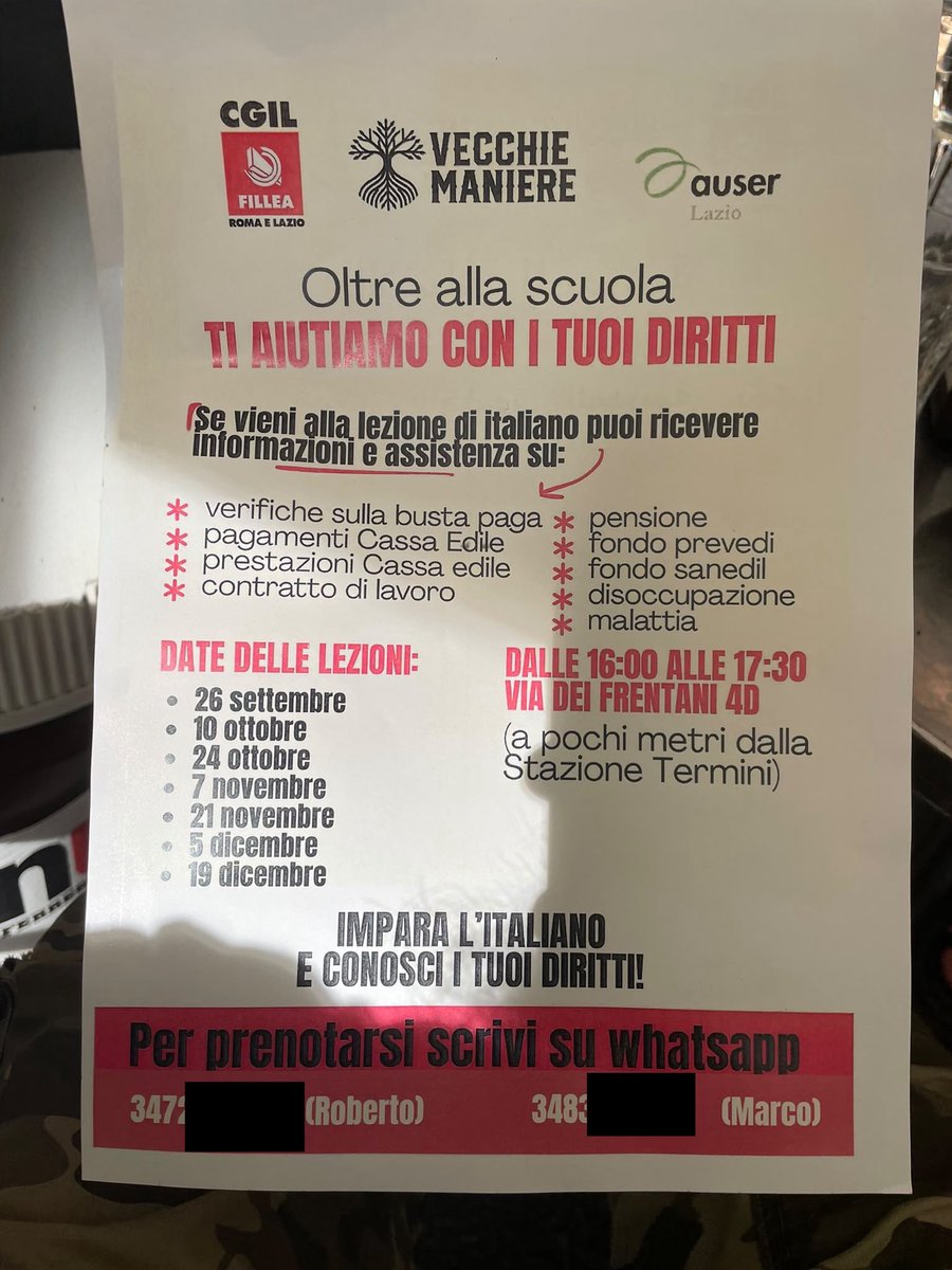fratotolo2's tweet photo. “Ti aiutiamo con i tuoi diritti”

Sempre e solo diritti per gli ultimi arrivati, ambulatori medici destinati ai clandestini, sportelli dedicati e qualsiasi tipo di assistenzialismo.

L'immigrazione di massa cancella il welfare destinato agli italiani. https://t.co/G2Dnern2Vw