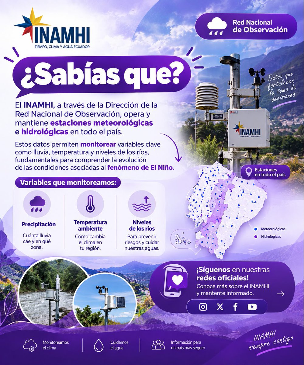 inamhi_ec's tweet photo. Conoce más sobre nuestra Institución. https://t.co/LDqxMBjg3Z