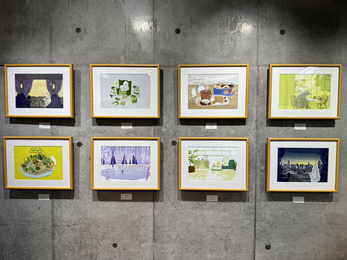 kanade_aoto's tweet photo. ももろさんの作品、何時間でも見ていられるのよね。
ミニ原画とかタイル作品も素敵だった。完売しちゃってたので、初日に行きたかったー！ https://t.co/fahtB2sr2b