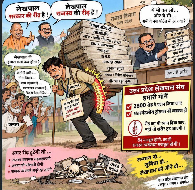 KumarSande52195's tweet photo. @CMOfficeUP 
@myogiadityanath 
#लेखपाल_की_जायज_मांगे
#लेखपाल_की_जायज_मांगे https://t.co/Si7LjH59ls