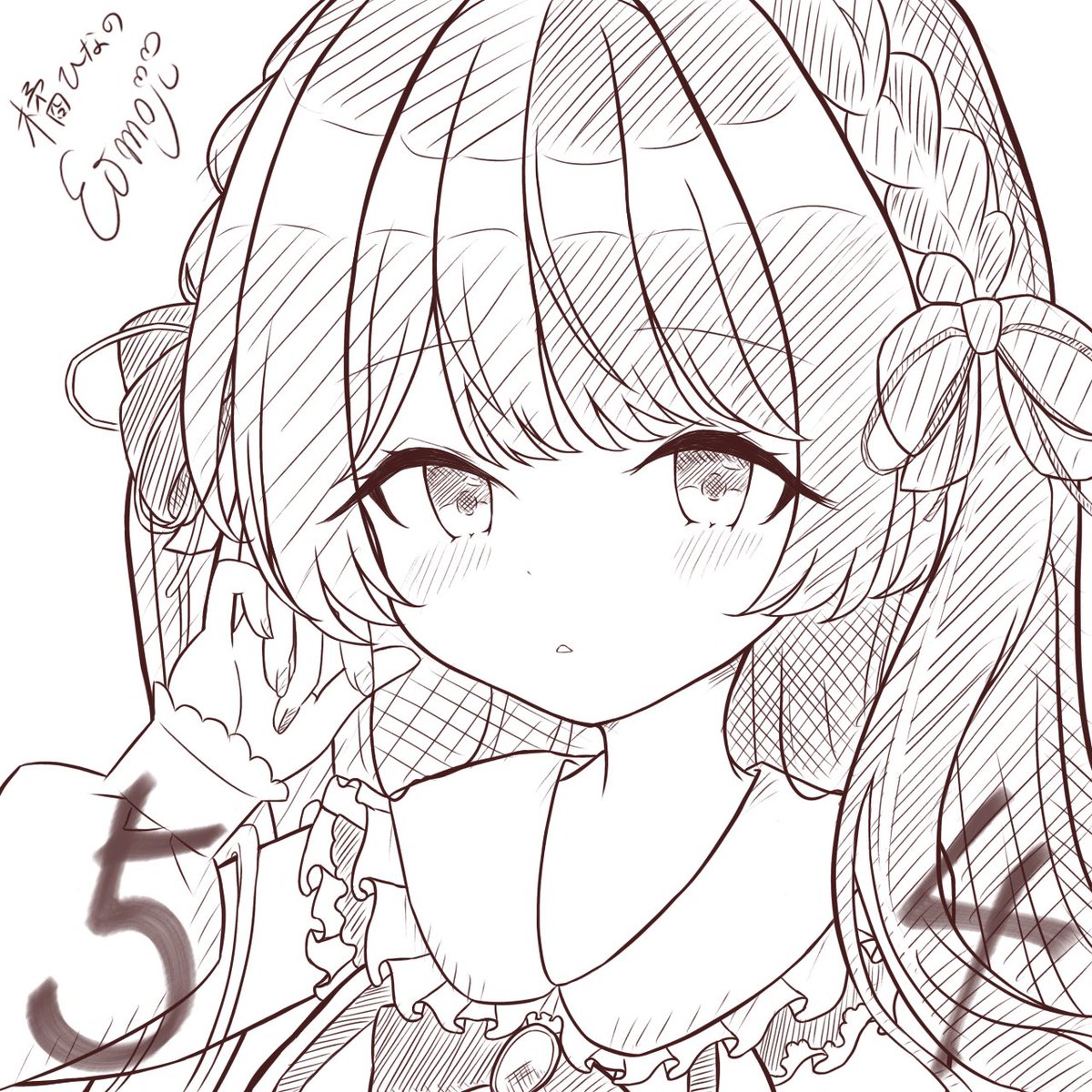 ei_illust0202's tweet photo. DAY54: 橘ひなの(ぶいすぽっ！)
ごめんなさい明日色塗りします…！！(ᐡ ̥_   ̫ _ ̥ᐡ) ఇ
#イラスト #ひなのの絵なの https://t.co/gLqYBGnzjg