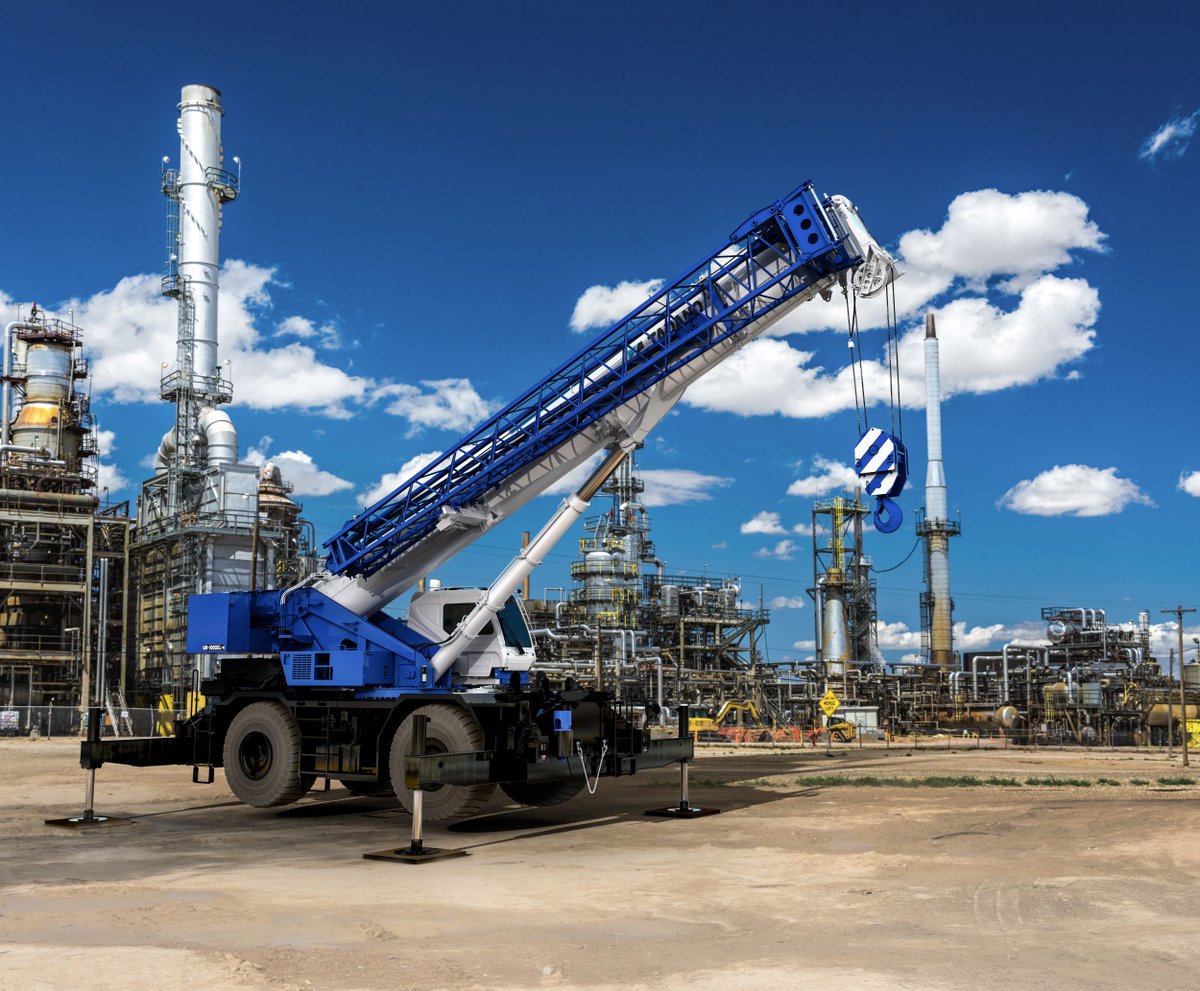 TadanoGroup's tweet photo. Tadano Rough Terrain cranes offer an industry-leading experience for operators and owners. They are engineered and built for reliability, safety and to perform in all types of conditions. #Tadano #Dependable #ROI https://t.co/v5ITunCXXk