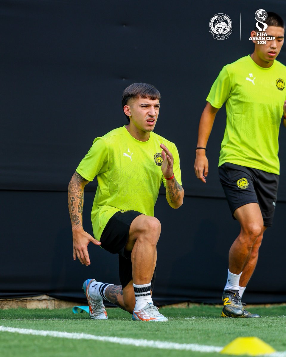 malaysia_nt's tweet photo. Day 3 with Manuu 🐯🔥
More work. More intensity. One mission with Harimau Malaya. Let’s go! 🇲🇾💪
#HarimauMalaya #FAM #FIFAASEANCup https://t.co/OAgbhqXPRz