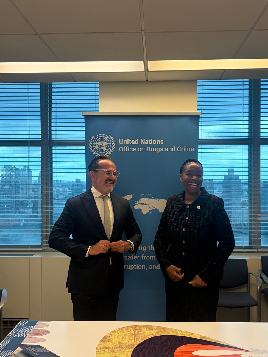 Monica_Juma_'s tweet photo. It was a pleasure to meet with Mr. Enrique Ochoa, Undersecretary for Multilateral Affairs and Human Rights, Secretariat of Foreign Affairs of Mexico on the sidelines of #UNGA81.

We discussed ways to strengthen the longstanding partnership between @UNODC and Mexico.

As we look towards the 2026–2031 UN Cooperation Framework, our focus remains on an integrated approach to counter transnational organized crime. 

Crucially, our cooperation leverages the ongoing UN80 institutional reforms. By streamlining UNODC operations and modernizing multilateral governance, we ensure that global crime-fighting initiatives are more agile, data-driven, and capable of addressing modern threats to the rule of law.

I look forward to our continued cooperation and scaling the impact of our work on the ground.