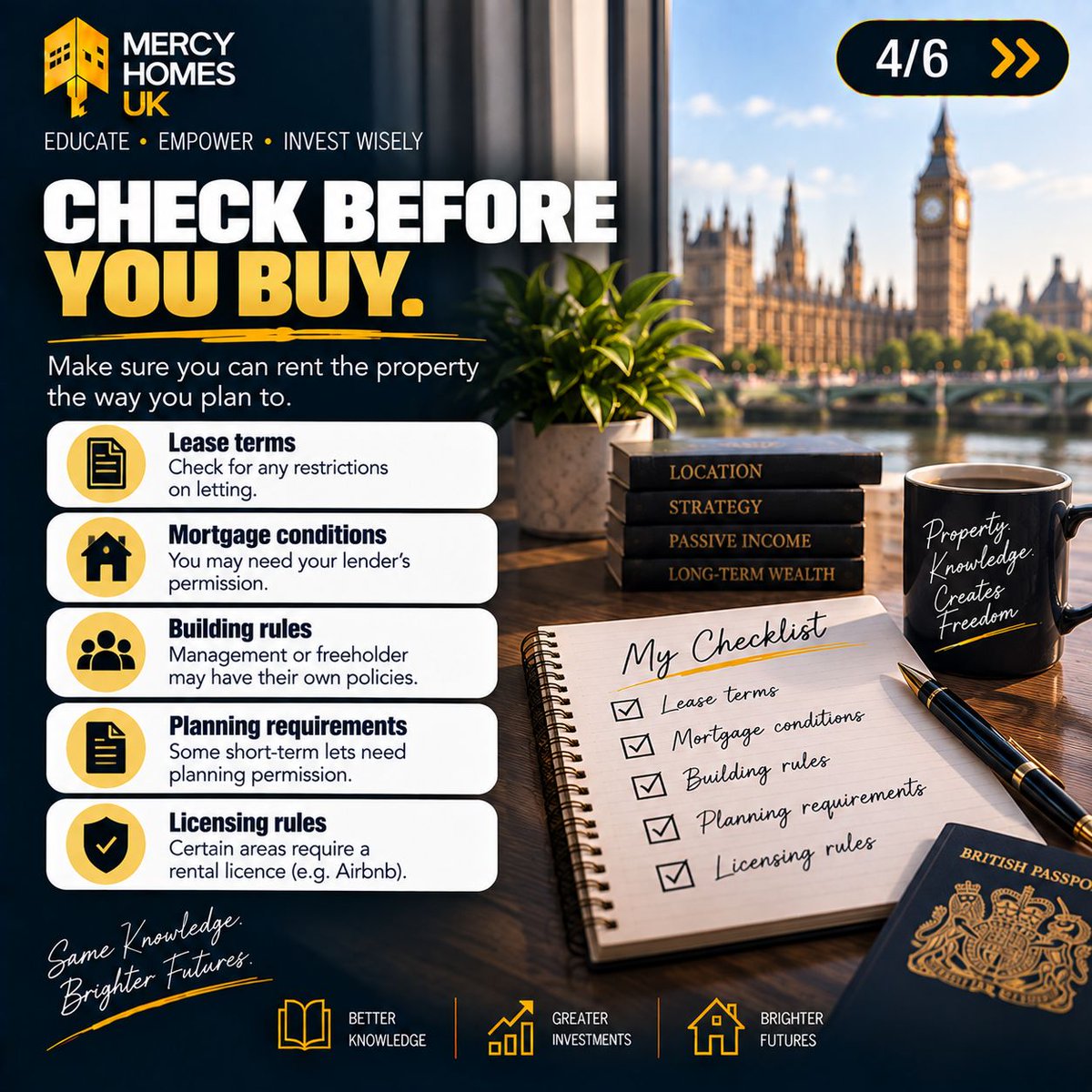 MercyHomesUK's tweet photo. Bought a UK apartment for Airbnb?

Your lease might say NO. 👀

Owning a property doesn't automatically mean you can rent it however you want.

Check the rules BEFORE buying. 🏠

Here's what to know 👇

#UKProperty #PropertyInvestment https://t.co/Qj35WHz231