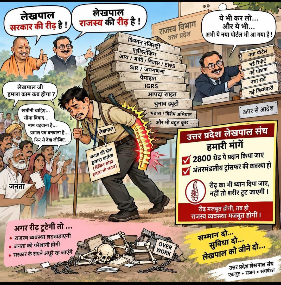 Vikashsingh6811's tweet photo. माननीय मुख्यमंत्री @myogiadityanath जी @myogioffice 
लेखपालों की ग्रेड पे, संसाधन और प्रमोशन की मांगें पूरी की जाए।
@CMOfficeUP @ChiefSecyUP

#लेखपाल_की_जायज_मांगे https://t.co/L1lLM3dMnx