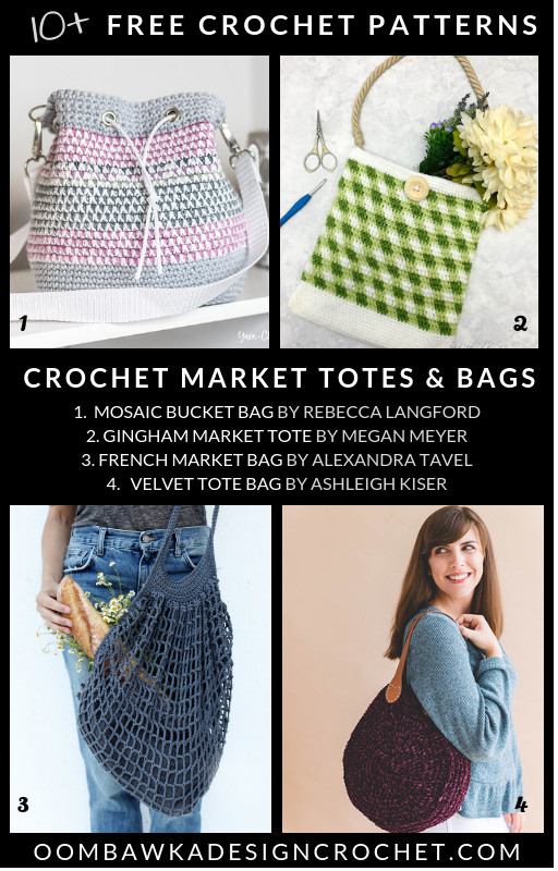 OombawkaDesign's tweet photo. 10+ Free Crochet Patterns For Market Totes And Bags https://t.co/Ulph9wFXgx https://t.co/bFWZ9mQFGE